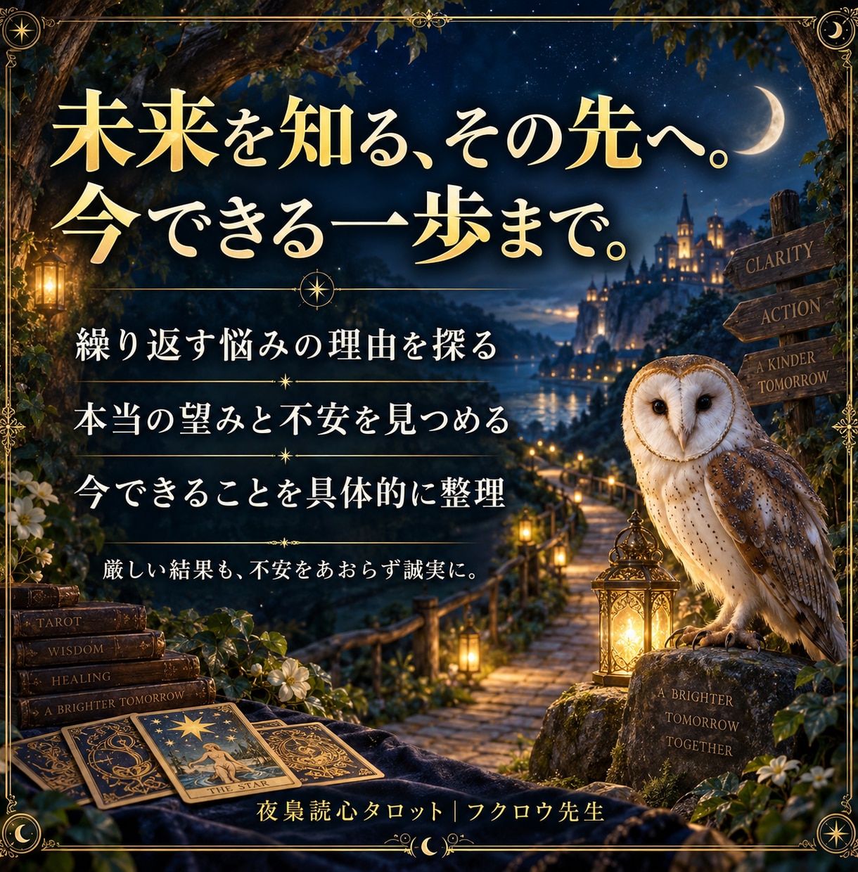 恋・仕事・人生の本音と未来を総合鑑定します 迷いを整理し今のあなたに必要な一歩を読み解きます イメージ4