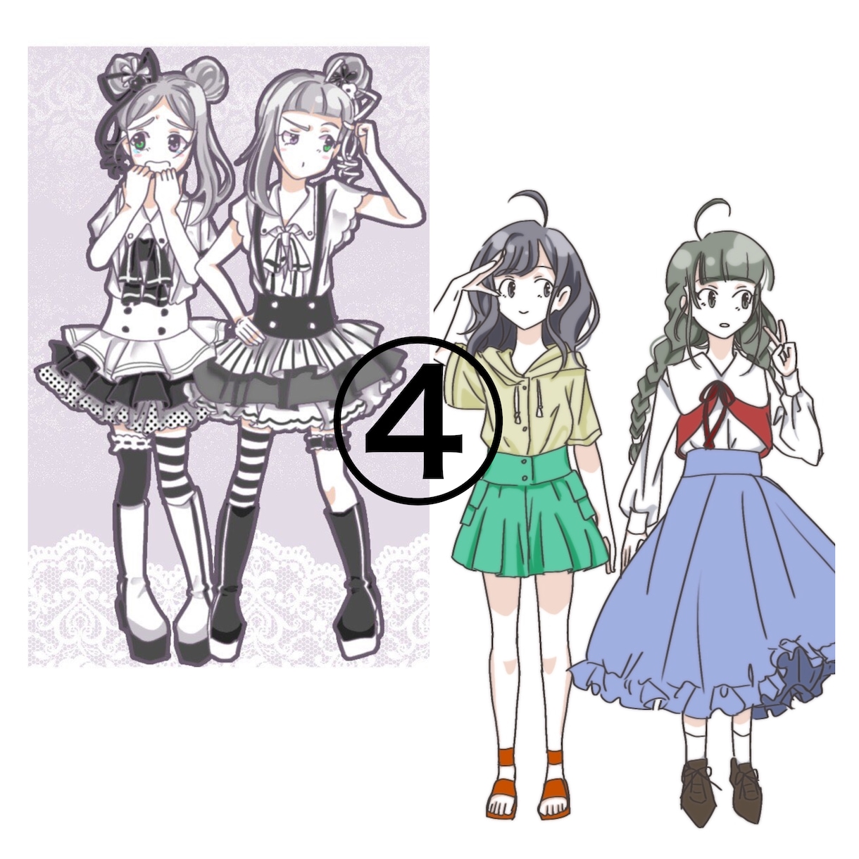好みの絵柄で夢絵やアイコンなど、何でもお描きします 絵柄をお選びできます。次元は関係ありません！ イメージ5