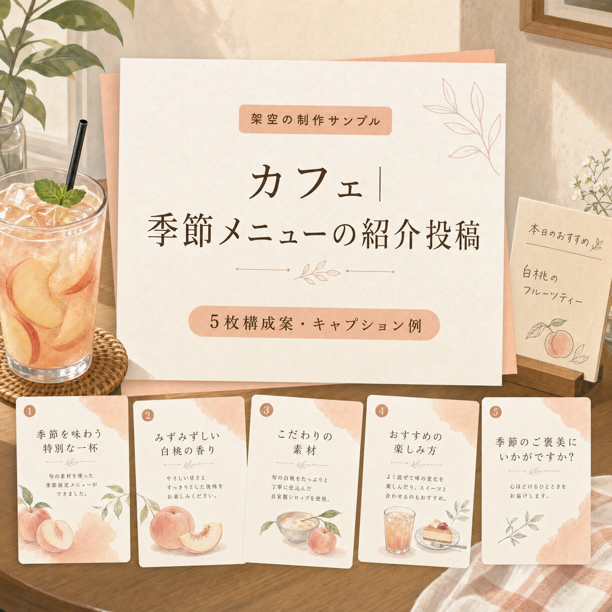 Instagram投稿の原稿を3本作成します 投稿のネタ・構成・本文を、自分で投稿できる形に整理します イメージ2
