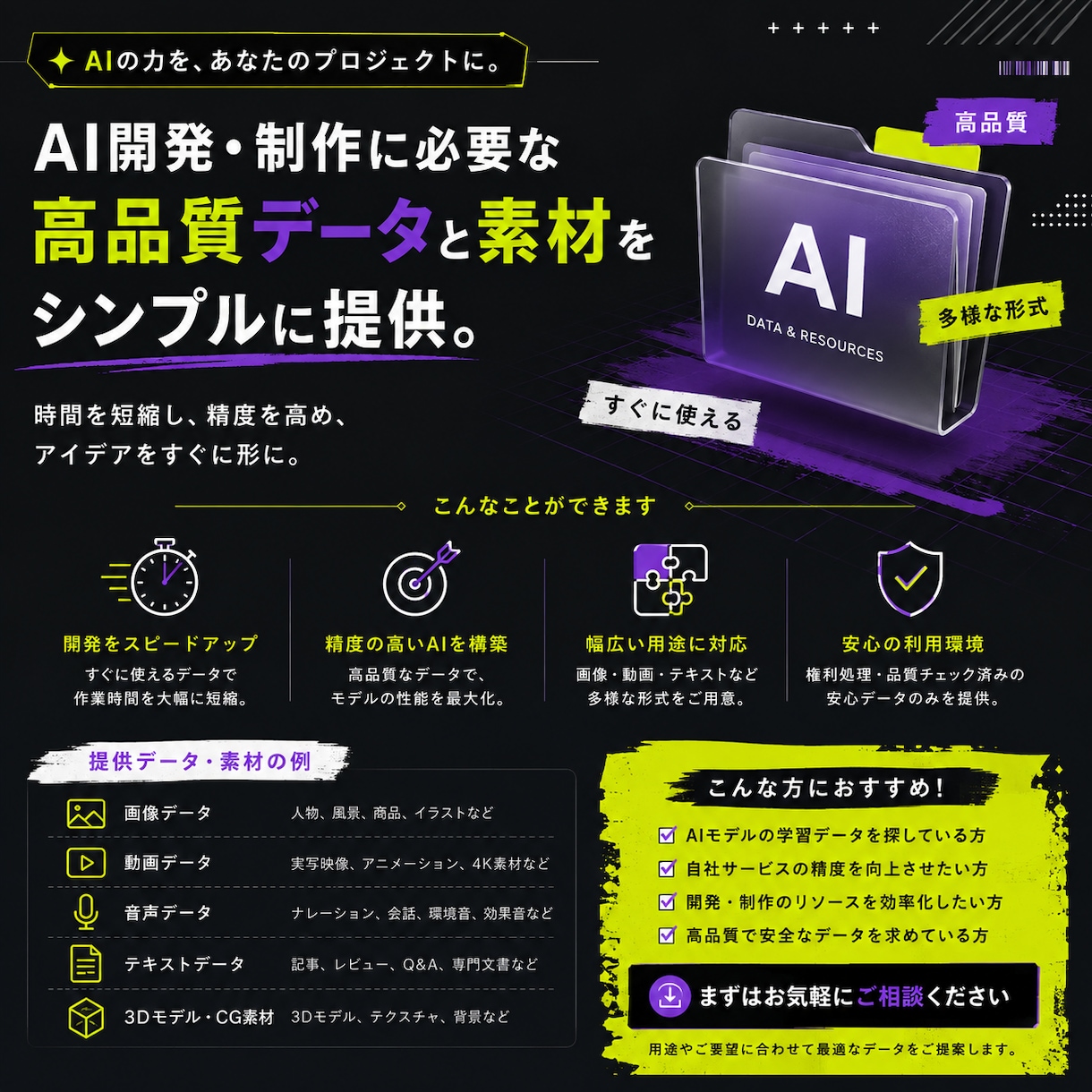 AIを活用して動画台本やリサーチ文章を作成します Claude・Gemini等を活用し高品質な文章を納品 イメージ1