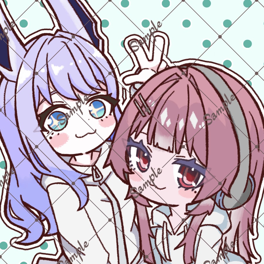 クレヨンペン風のふんわり可愛いSDイラスト描きます アイコン・メンバーシップ・配信サムネに♪ 商用利用無料！ イメージ2