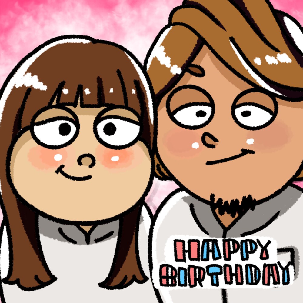 ゆるかわペア似顔絵かきます お誕生日プレゼントなどにいかがですか? イメージ3