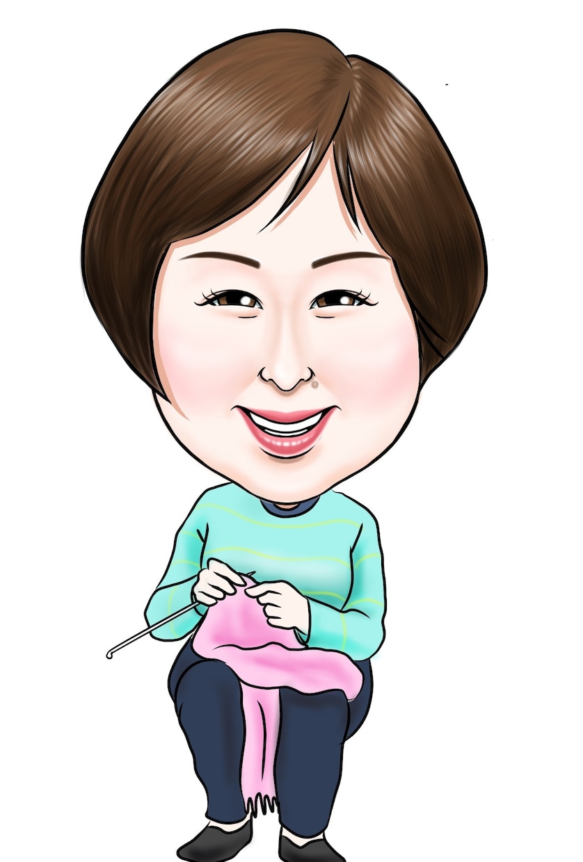 やさしい似顔絵制作致します 好感度間違いなし！お名刺に、ホームページに！ イメージ7
