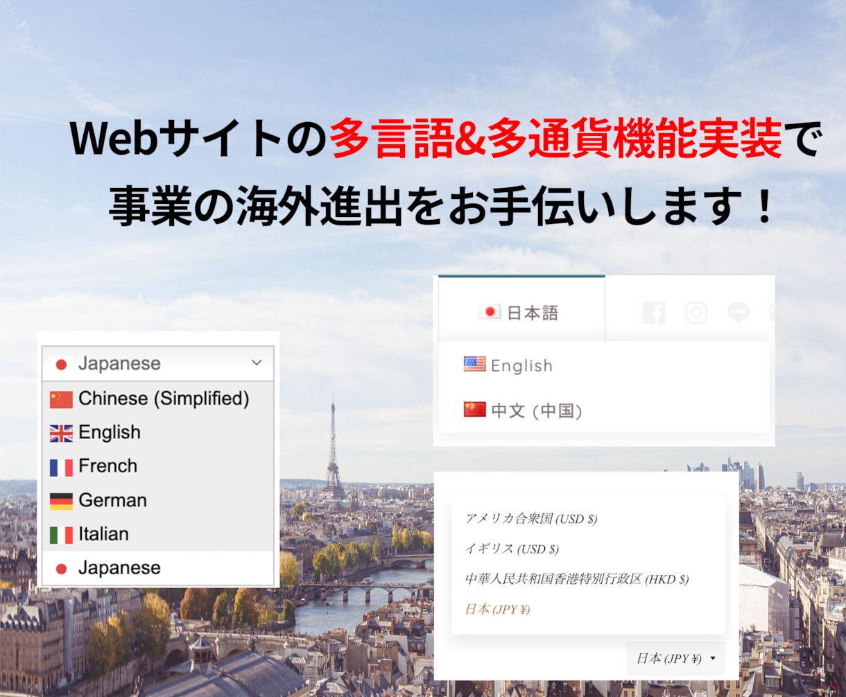 相談は無料！webサイトの多言語化をお手伝いします WordPressとShopify多言語化はお任せください！ イメージ1