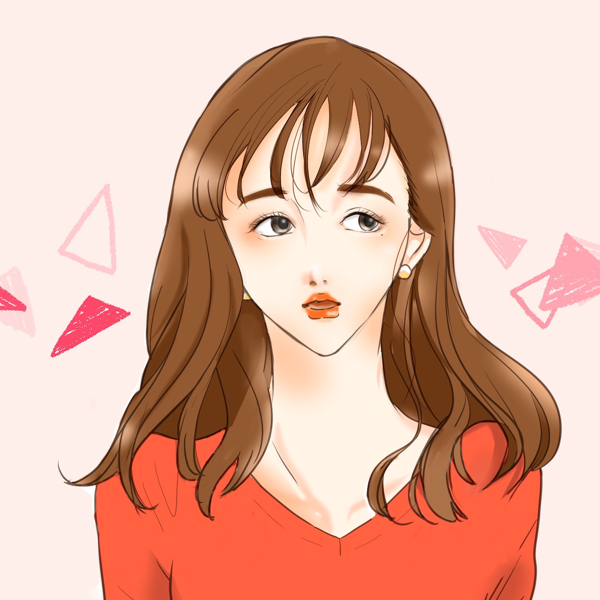 ビジネス等・きれいめ清楚感ある似顔絵描きます 綺麗めSNSアイコン・女性起業家さんにも！ イメージ6