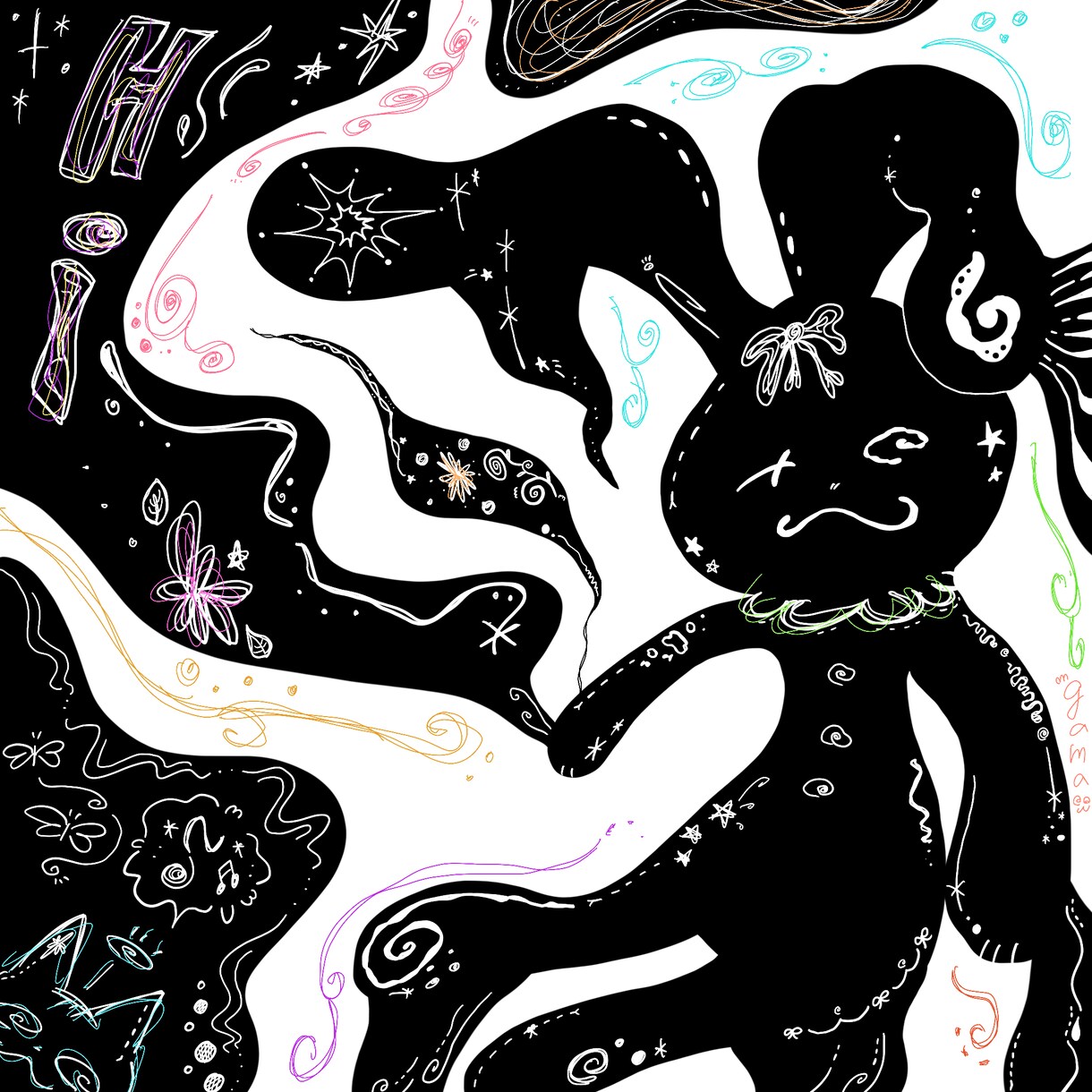 個性的な絵で注目される絵を描きます 他には無いデザインで個性を出す！ イメージ1