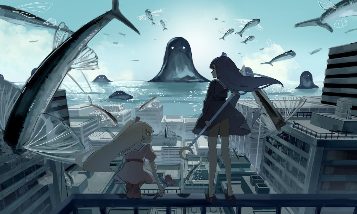 世界観のある歌みたやMV用イラスト描きます キャラと背景で世界観を彩り、動画や配信を華やかにします イメージ1