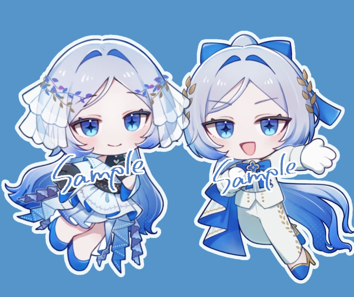 かわいいに全力！笑顔になれるミニキャラ描きます ココナラ実績作り中✨気軽にご相談ください イメージ4