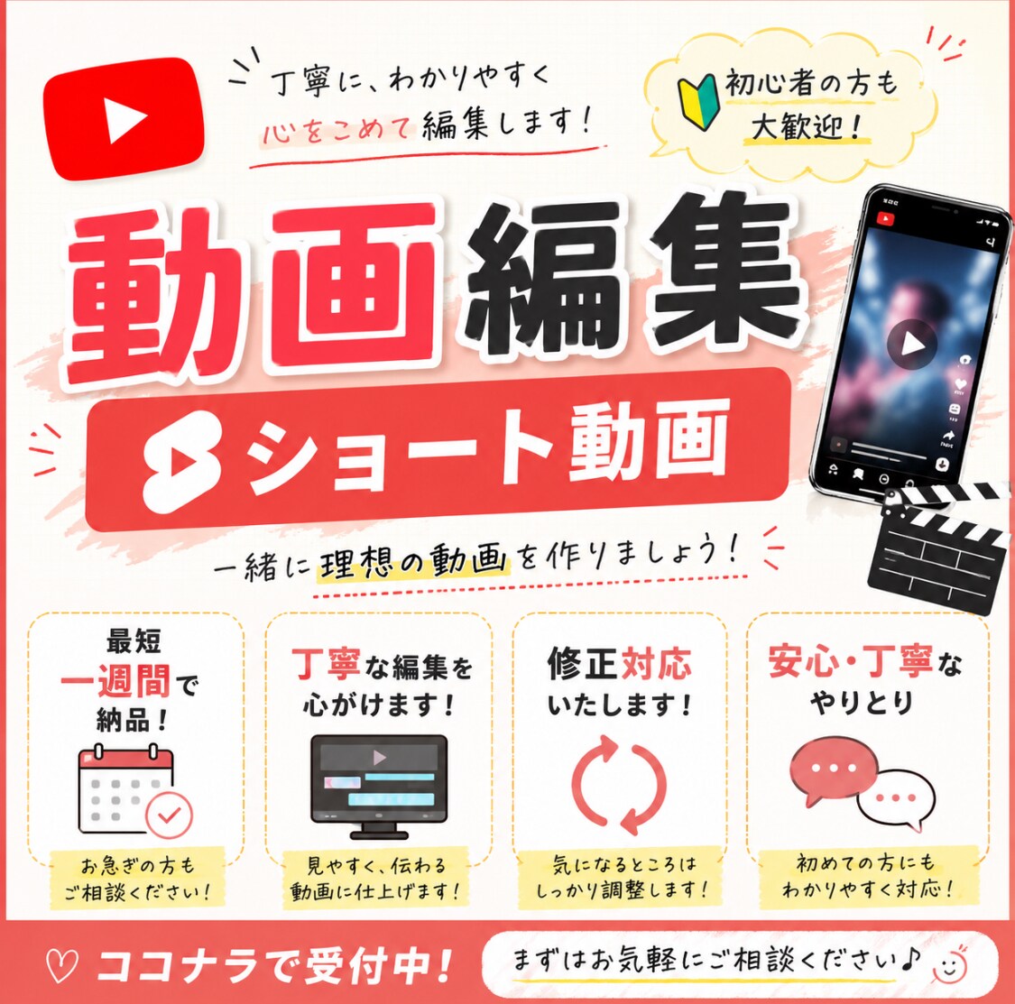 youtubeのショート動画の編集を行います 台本を送ってもらうことでゆっくり実況も作れます！ イメージ1