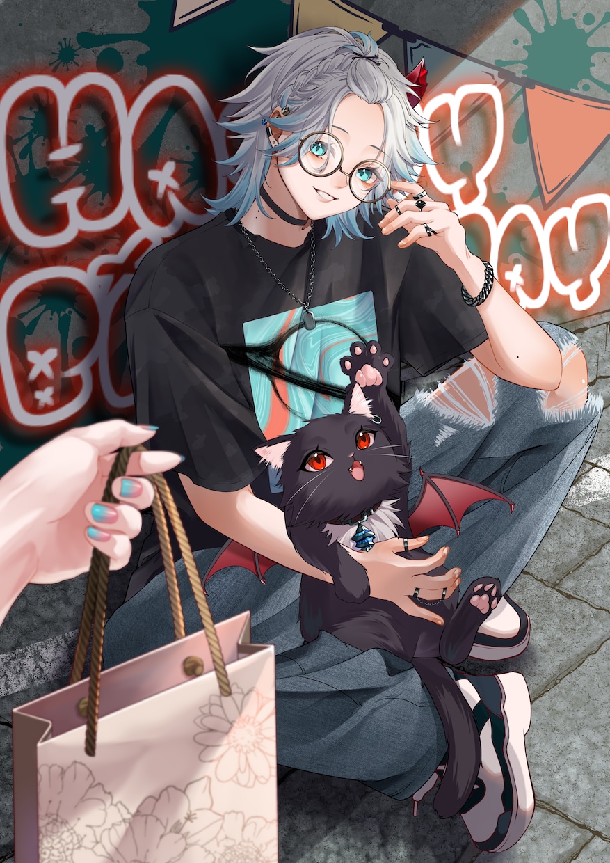 VTuber・配信活動向けイラスト描きます アイコン、記念絵、立ち絵、live２Dパーツ分け対応◎ イメージ9