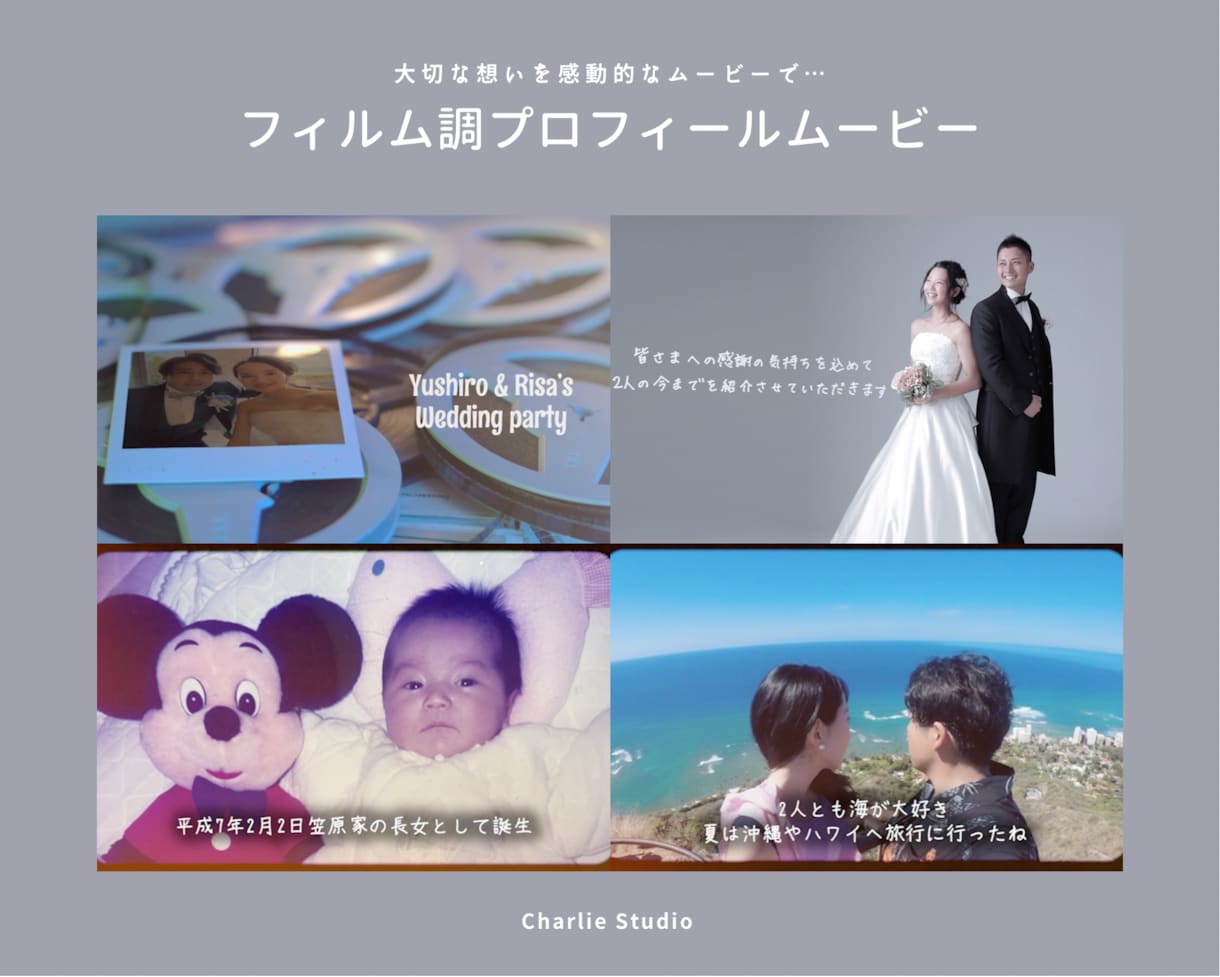 余興・プレゼント・サプライズムービー作ります 丸投げOK！手書き文字もお入れできます♪ イメージ8