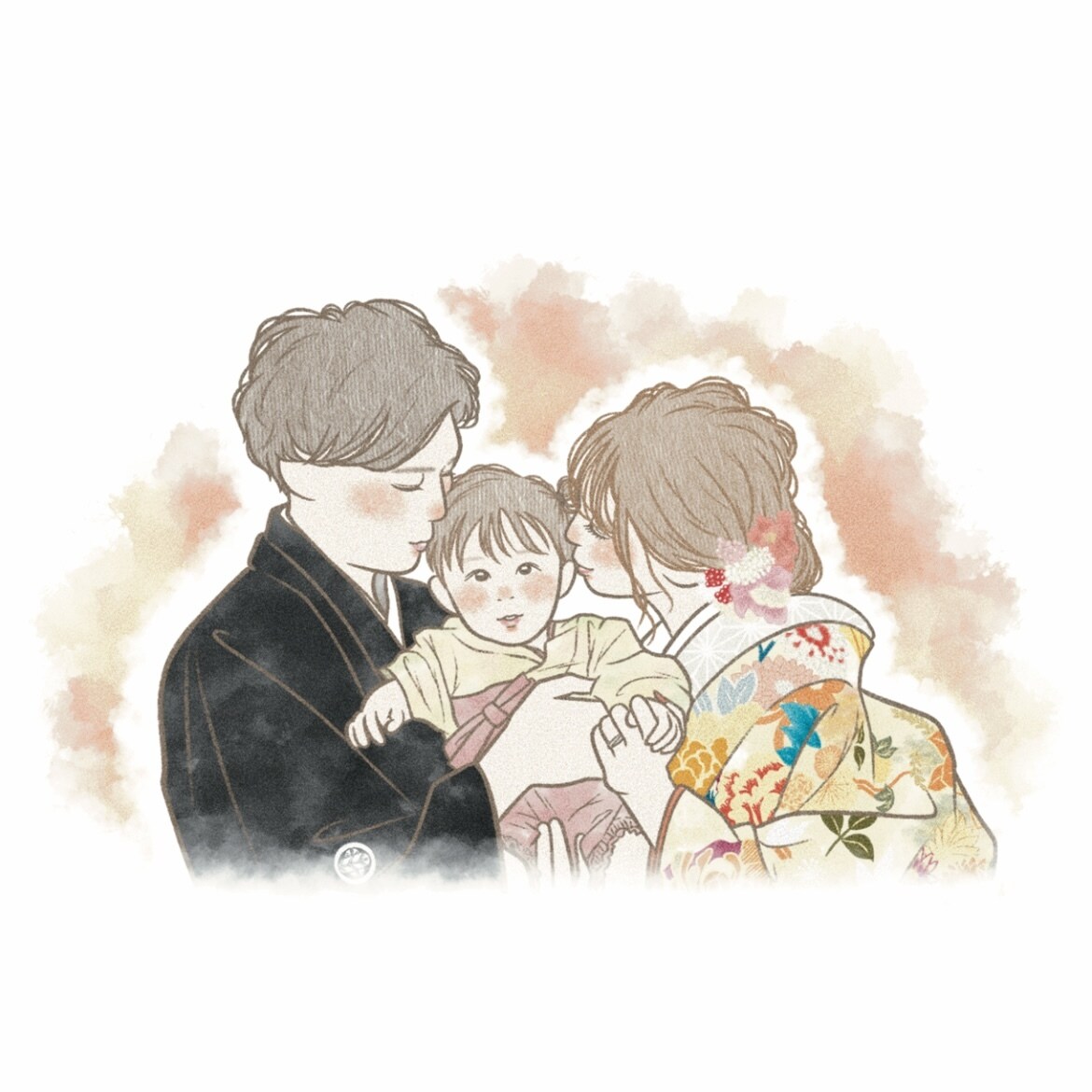 即対応⭕️優しく温かみのある似顔絵お描きします 還暦祝いや記念日のプレゼントにも。 イメージ7