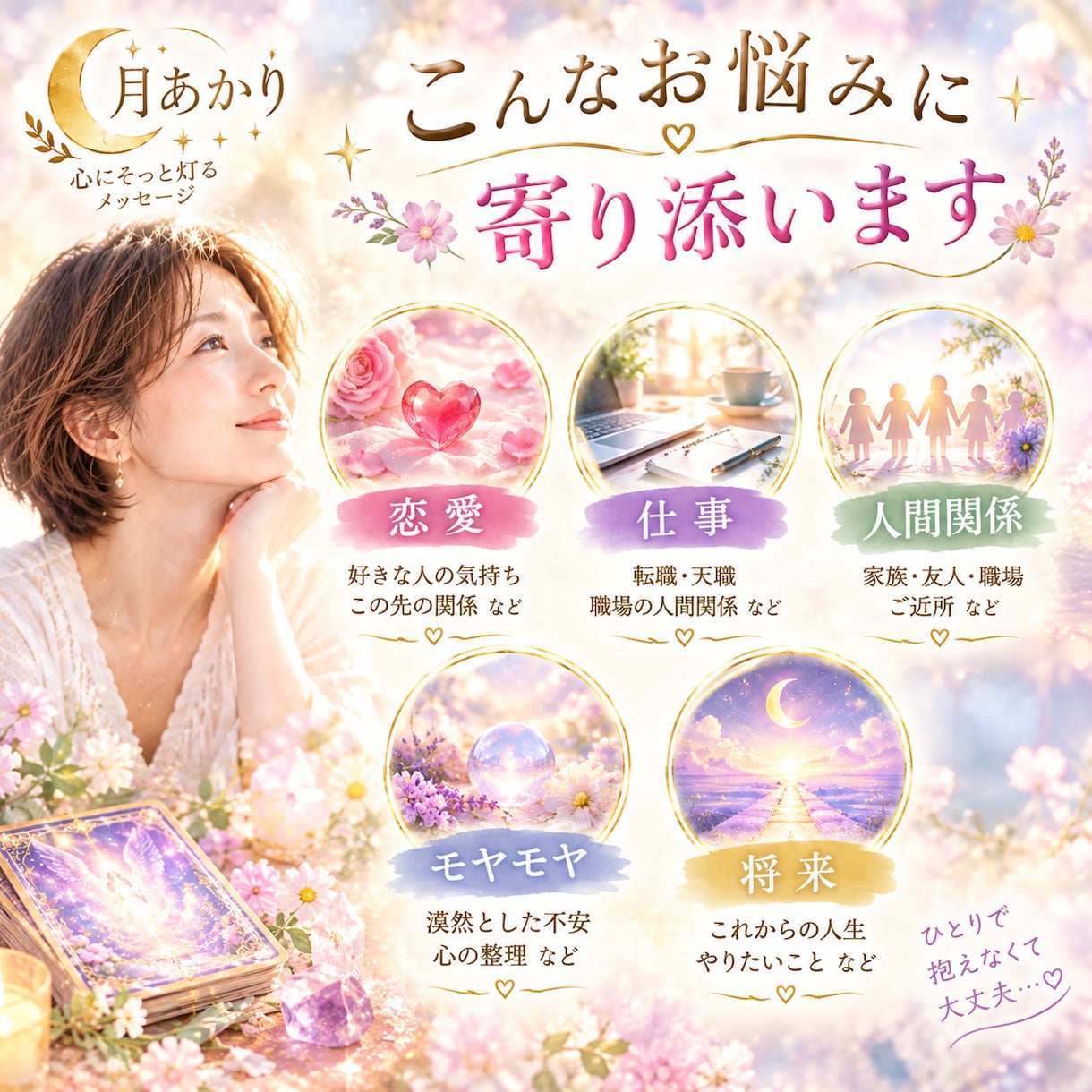 30分チャット鑑定 ♡ LINE感覚でお答えします オラクルカード鑑定♦恋愛・仕事・人間関係・人生相談何でもOK イメージ3
