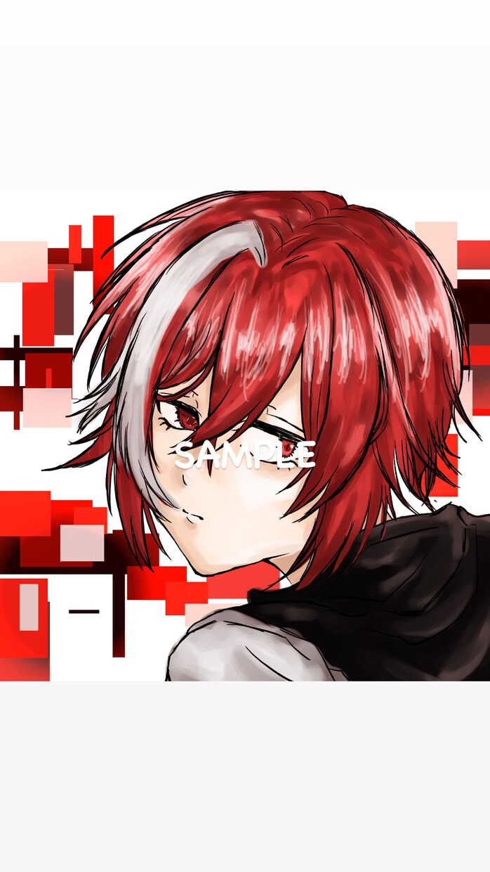 オリジナルのSNSアイコンイラストを制作します かっこいい、可愛い雰囲気のSNSアイコン描きます イメージ2