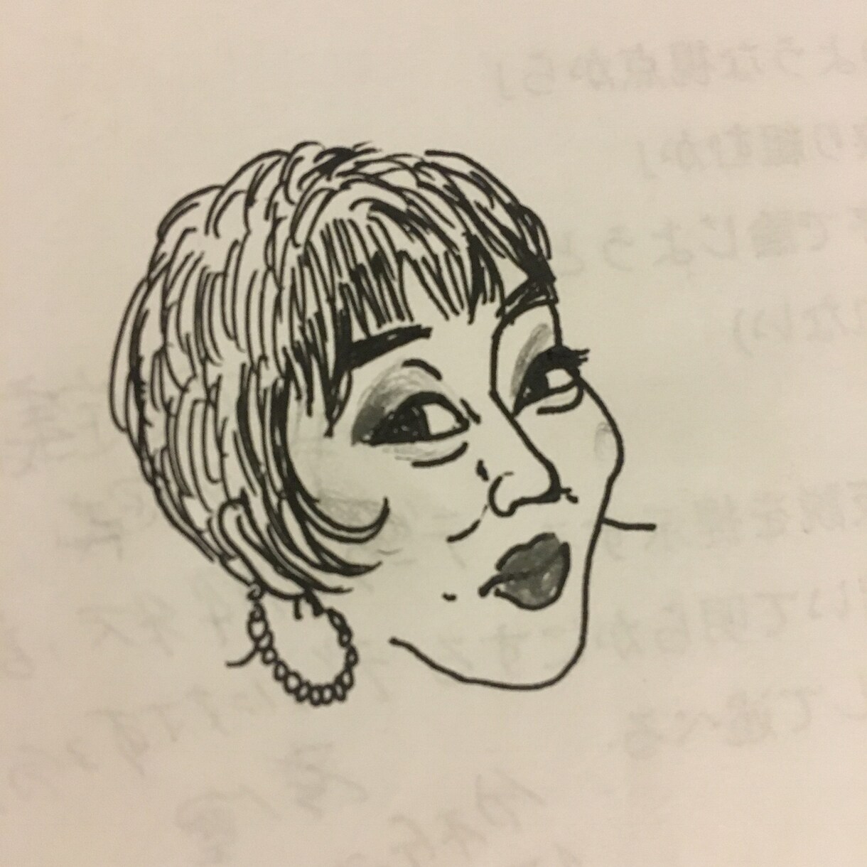 ボールペンで独特なイラスト、似顔絵描きます SNSのアイコンや、お手紙などの挿絵にどうぞ イメージ2