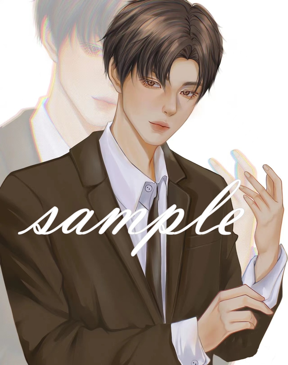 夢絵/SNSアイコン　魅力的な人物を描きます ご希望のイメージを高いクオリティで再現致します イメージ8