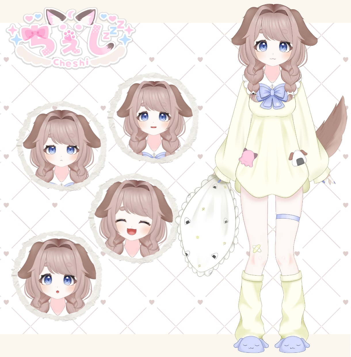 Vtuberキャラデザ～モデリング全て制作します 初心者歓迎！相談OK！Live2Dモデル・モデリングのみOK イメージ5
