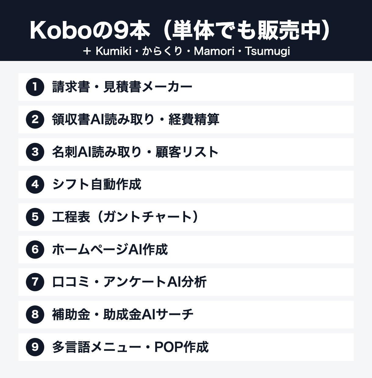業務ツール13本の全部入りセットを販売します 請求書から業務アプリまで13本を買い切りで イメージ2