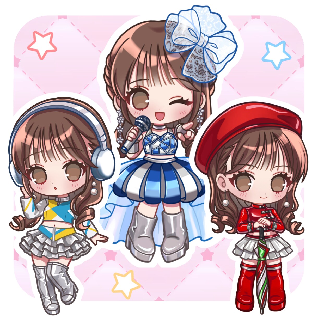 あなただけの！ミニキャラ・SDイラスト描きます 細部までしっかりと描き込みます！ イメージ4