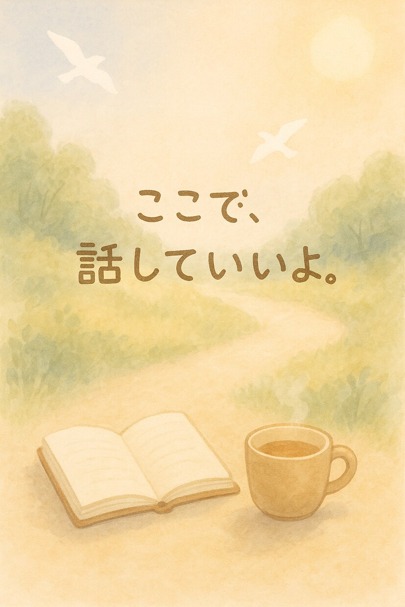 誰にも言えない悩み、あなたの味方として聞きます 恋愛・学校・将来のこと、不安になった時にそっと寄り添えます。 イメージ1