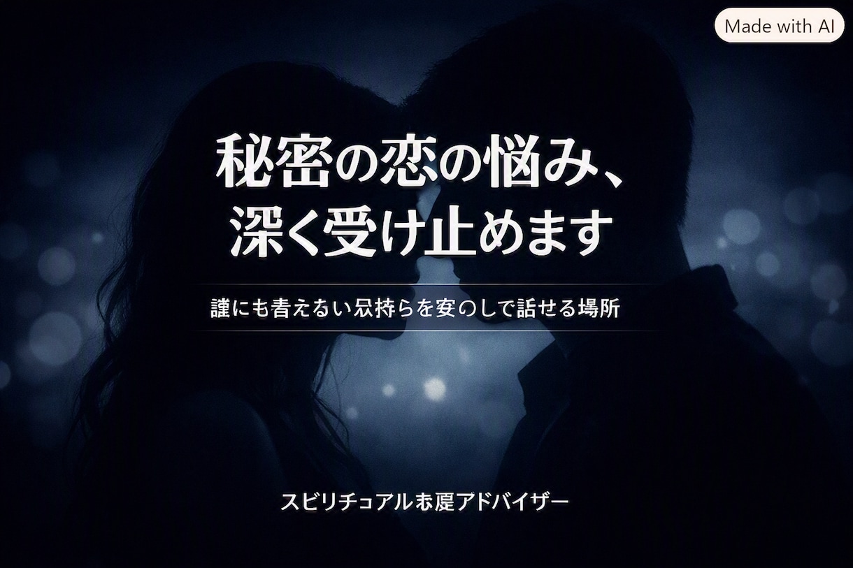 スピリチュアル恋愛アドバイザーます 誰にも言えない恋の悩みを深く受け止めます イメージ3