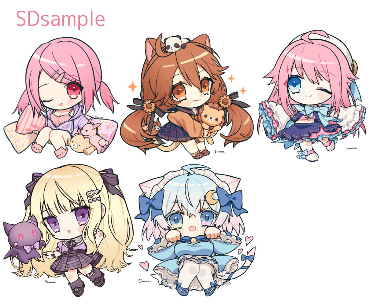 ちびキャラお描きします かわいいちびキャラを求める方へ！ イメージ3