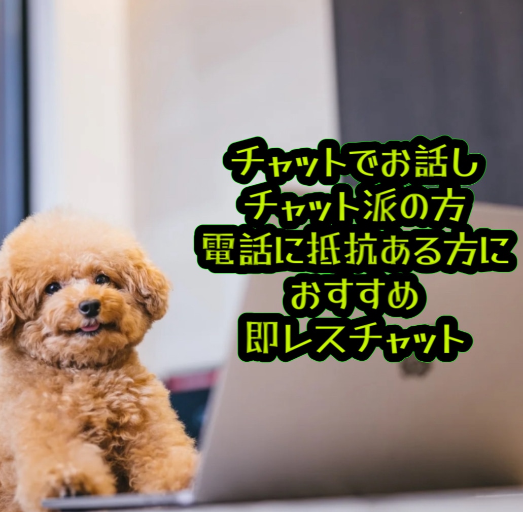 30分チャットでお話しします 友達感覚で気軽にチャットで話ししたい方、電話に抵抗ある方。 イメージ1