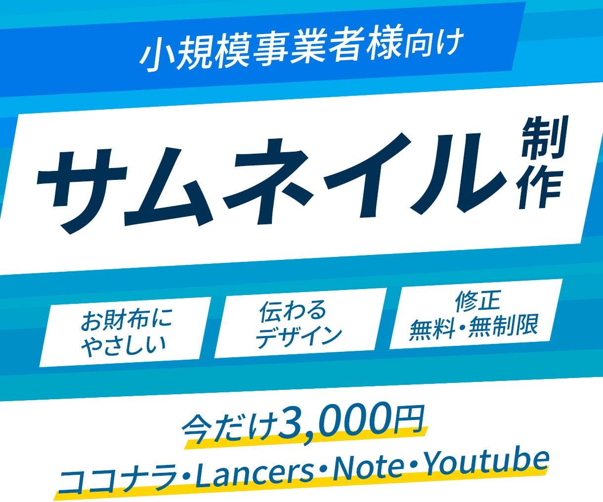 修正無制限！丁寧な対応でサムネイルを制作します 丸投げOK！SNSのサムネイル画像作ります イメージ1