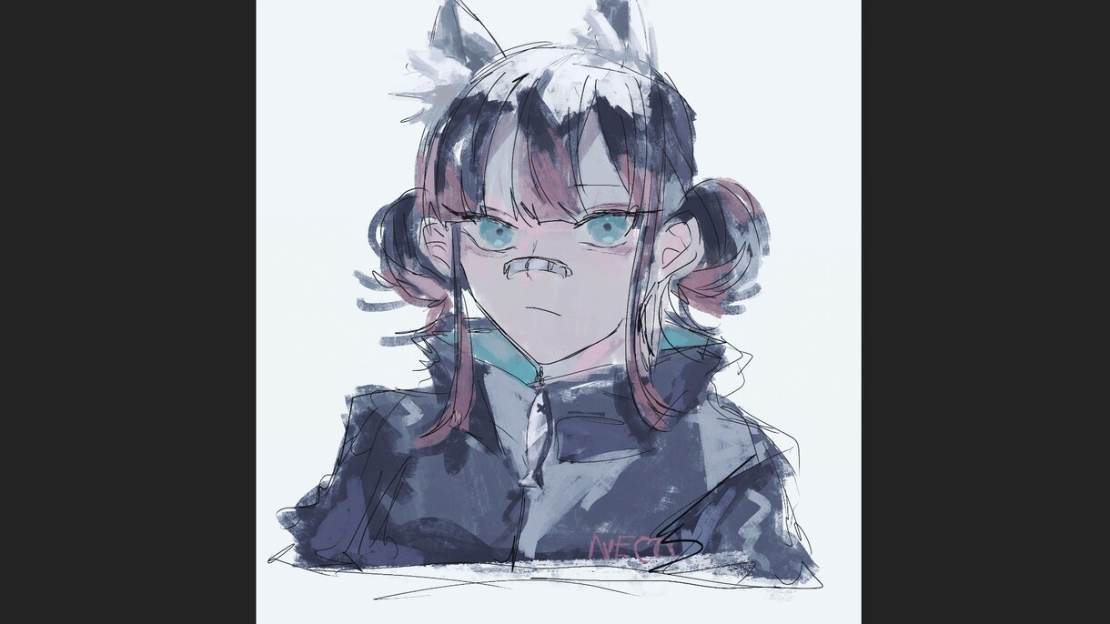 ボカロ/歌ってみたMV（＋イラスト制作）承ります 一枚絵～複数絵対応！歌詞を動かすのが得意です！ イメージ3