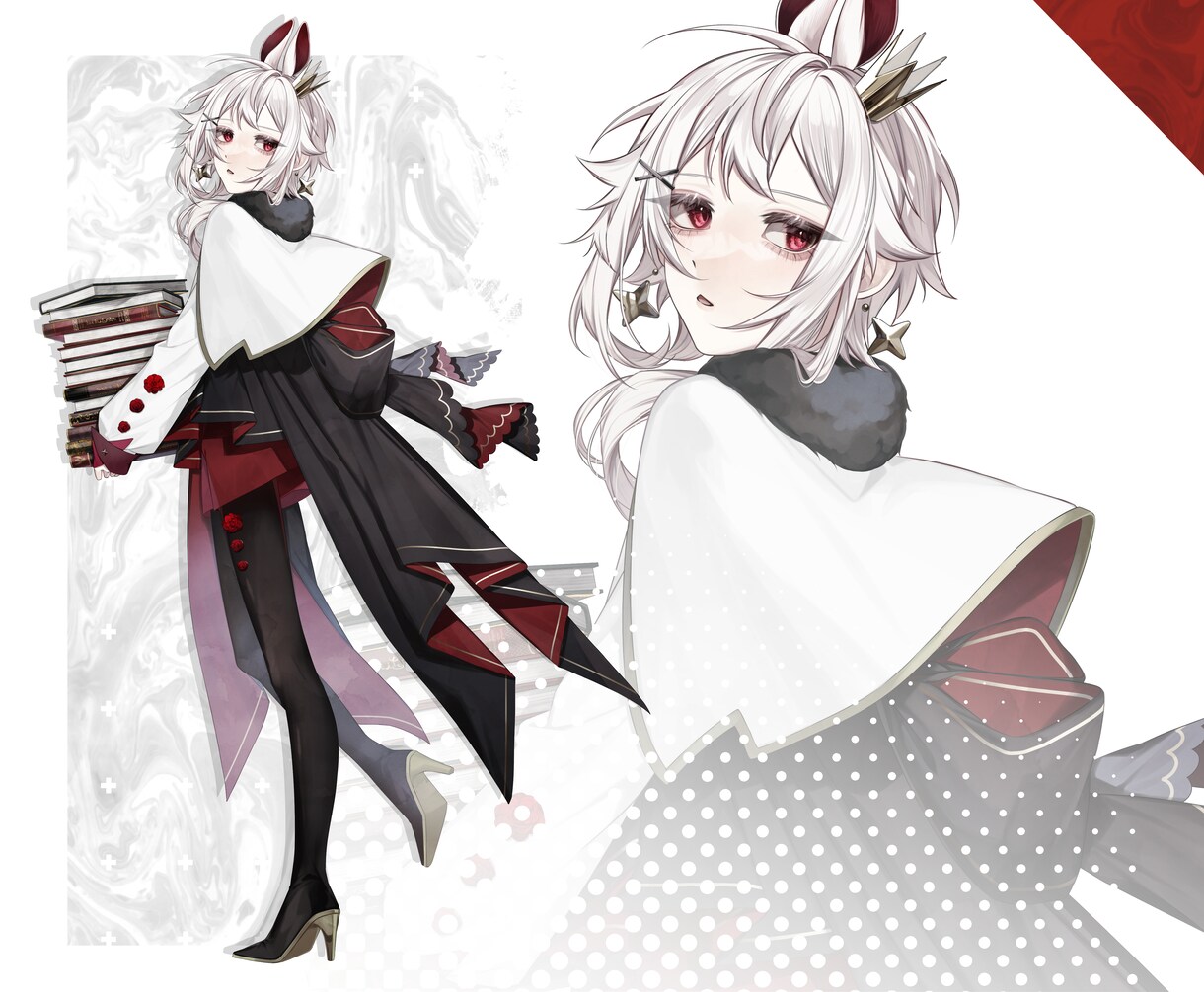 立ち絵・キャラクターデザイン制作します 〔商用利用◎〕TRPG用立ち絵、VtuberLive2D用 イメージ4