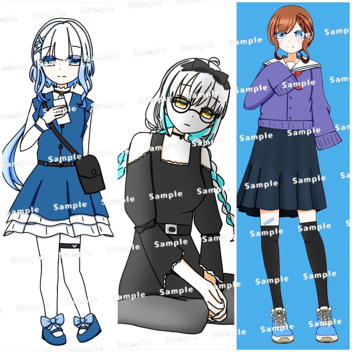 アニメ塗り/可愛い雰囲気のイラスト描きます TRPG・創作等丁寧に仕上げます イメージ2