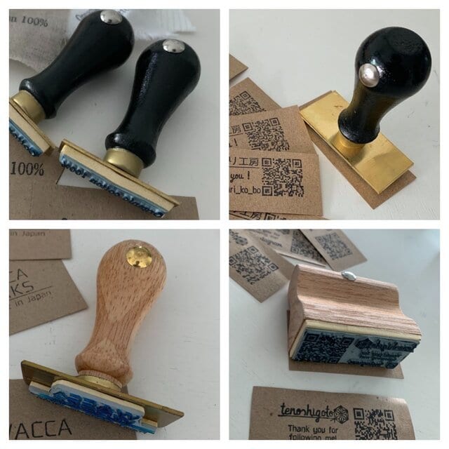 フルオーダー オリジナルショップスタンプ作成します 配置自由ハンコ/スタンプ　20−50mmサイズ イメージ5