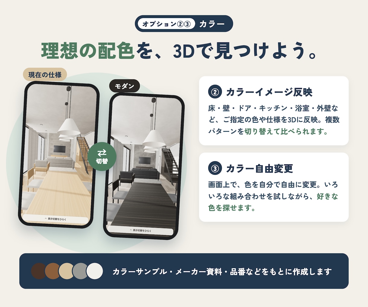 住宅図面から3Dウォークスルーを制作します スマホ・PCで完成後の住まいを体験してみませんか イメージ6
