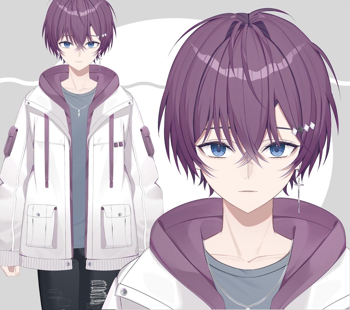 企業VTuber並の男性モデル制作致します ✨️企業レベルの高品質VTuberモデル制作✨️ イメージ5