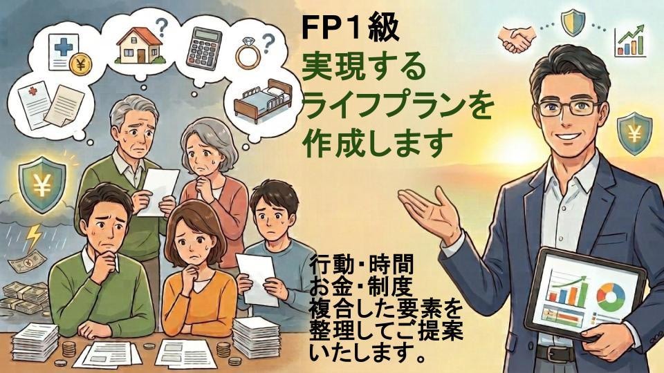 PF１級　人生の夢に沿うライフプラン作成いたします 夢を叶えたい方、お金と時間の双方で現実的に考えてみましょう！ イメージ1