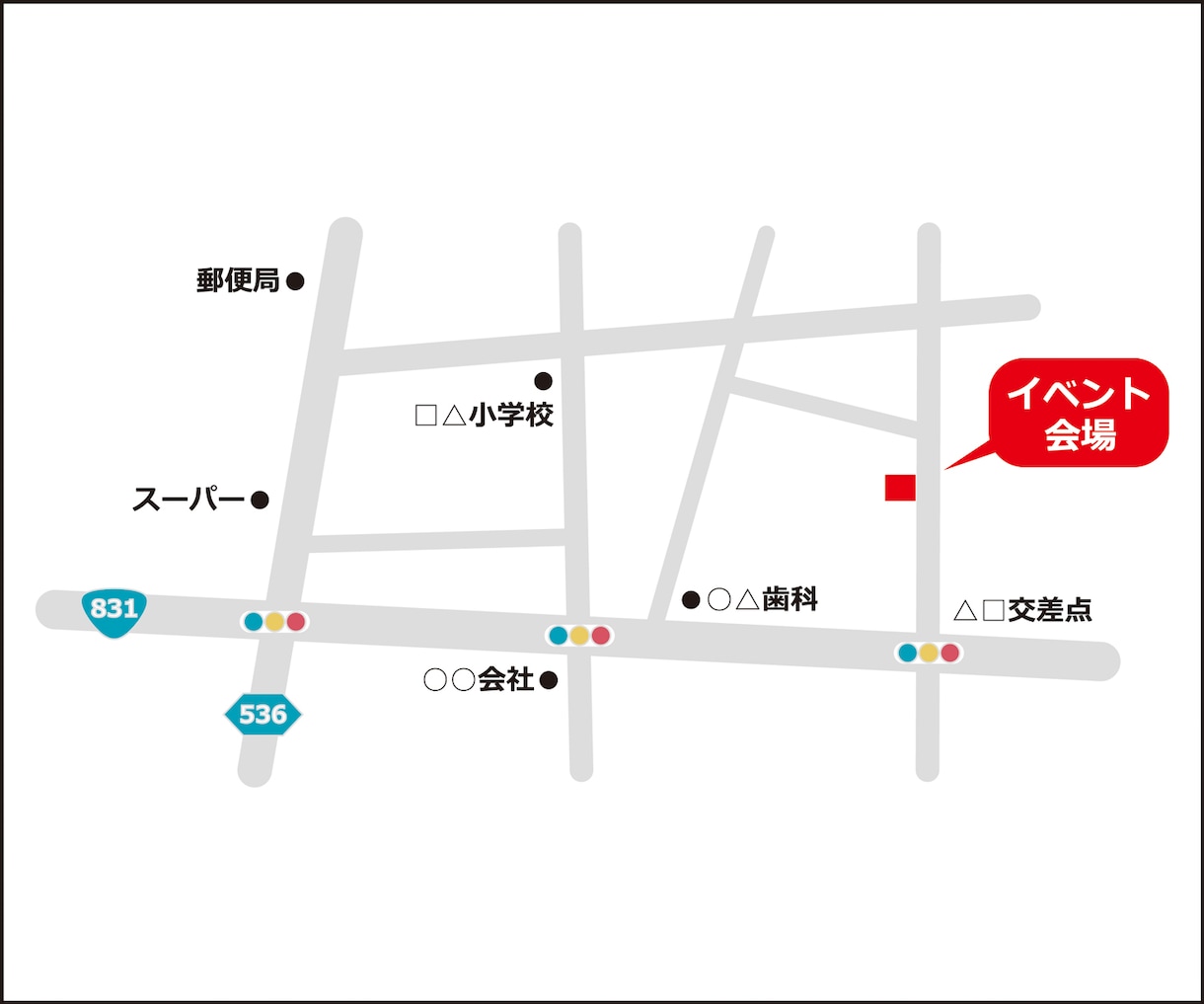 色々な雰囲気に対応可能！プロデザイナーが作成します お急ぎ対応可！迅速丁寧！イメージに合うわかりやすい地図です◎ イメージ3