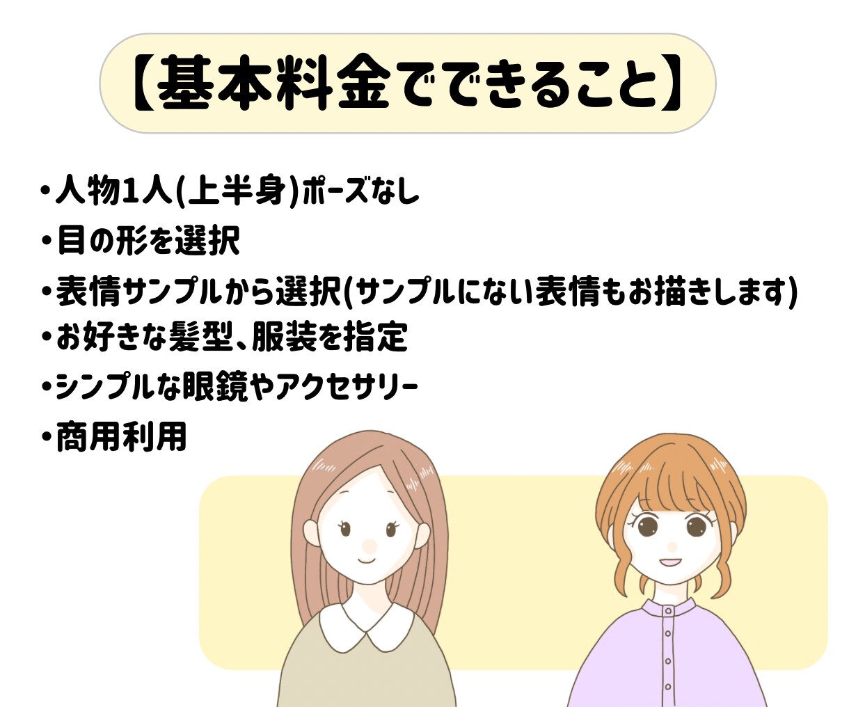 使いやすいゆるっとかわいいアイコン描きます 商用◎SNSやブログにぴったり！表情豊かなアイコンを！ イメージ3