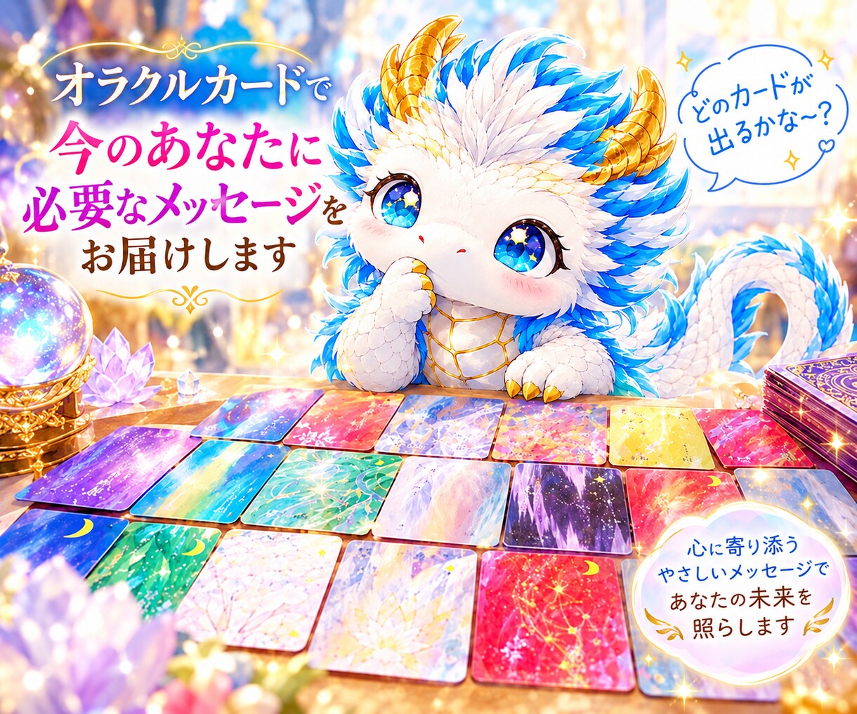オラクルカードが、進むべき方向へ導きます 心のモヤモヤ、溜め込まないでスッキリ浄化しませんか？ イメージ1