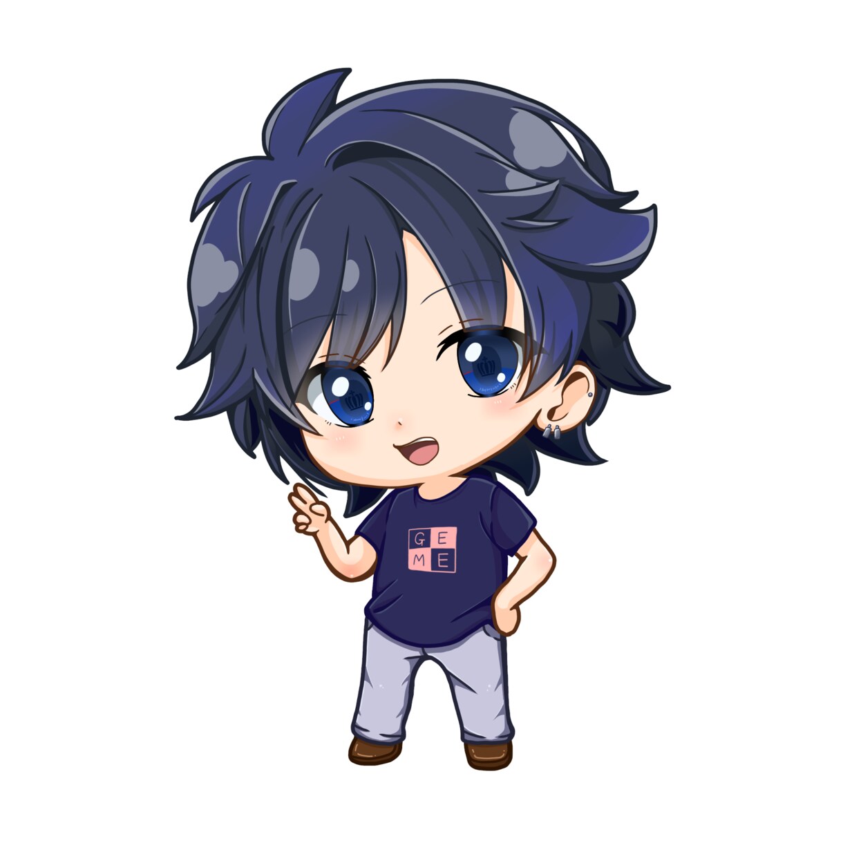 ミニキャラ作ります ぷにっと可愛い2等身から3等身のイラスト描きます イメージ4