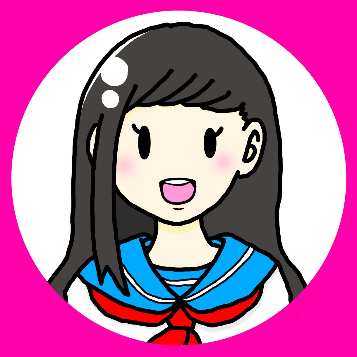 シンプルで可愛いアイコンを作成いたします 。世界にひとつだけのアイコンを描きます。 イメージ1