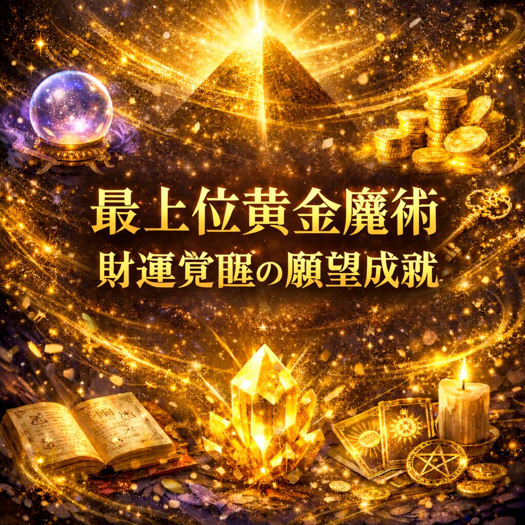 最上位黄金魔術 │ 財運覚醒の願望成就を致します 選ばれた人だけが受ける、願望成就の最終段階 イメージ1