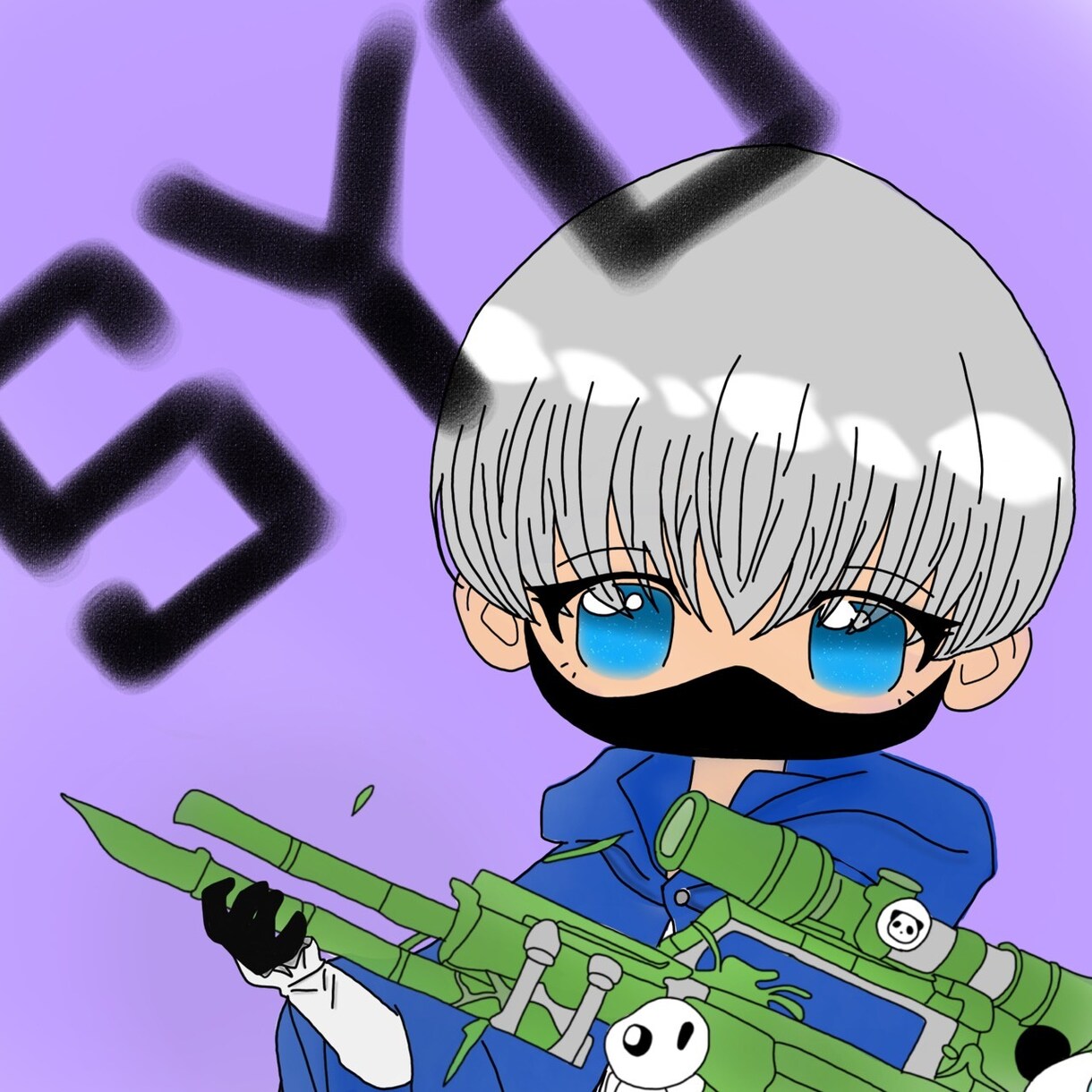 2頭身のちびキャラやロック画面を描きます キュートで愛らしいイラスト♡ゲーム等で使用してください！ イメージ1