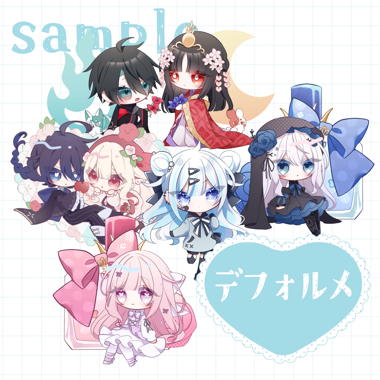 イラスト全般制作いたします キラキラした塗りのイラストをお届けします！ イメージ4