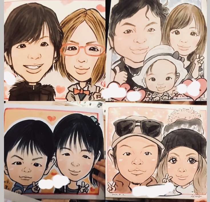 似顔絵歴10年以上のプロが素敵な似顔絵お描きします 御自身はもちろん御家族、御両親、御友人のプレゼントに♪ イメージ5