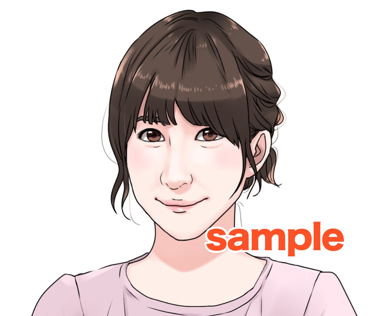 限定5名価格！似顔絵アイコン作成します 似顔絵アイコンで親近感UP！追加料金なしでペットや小物も！ イメージ3