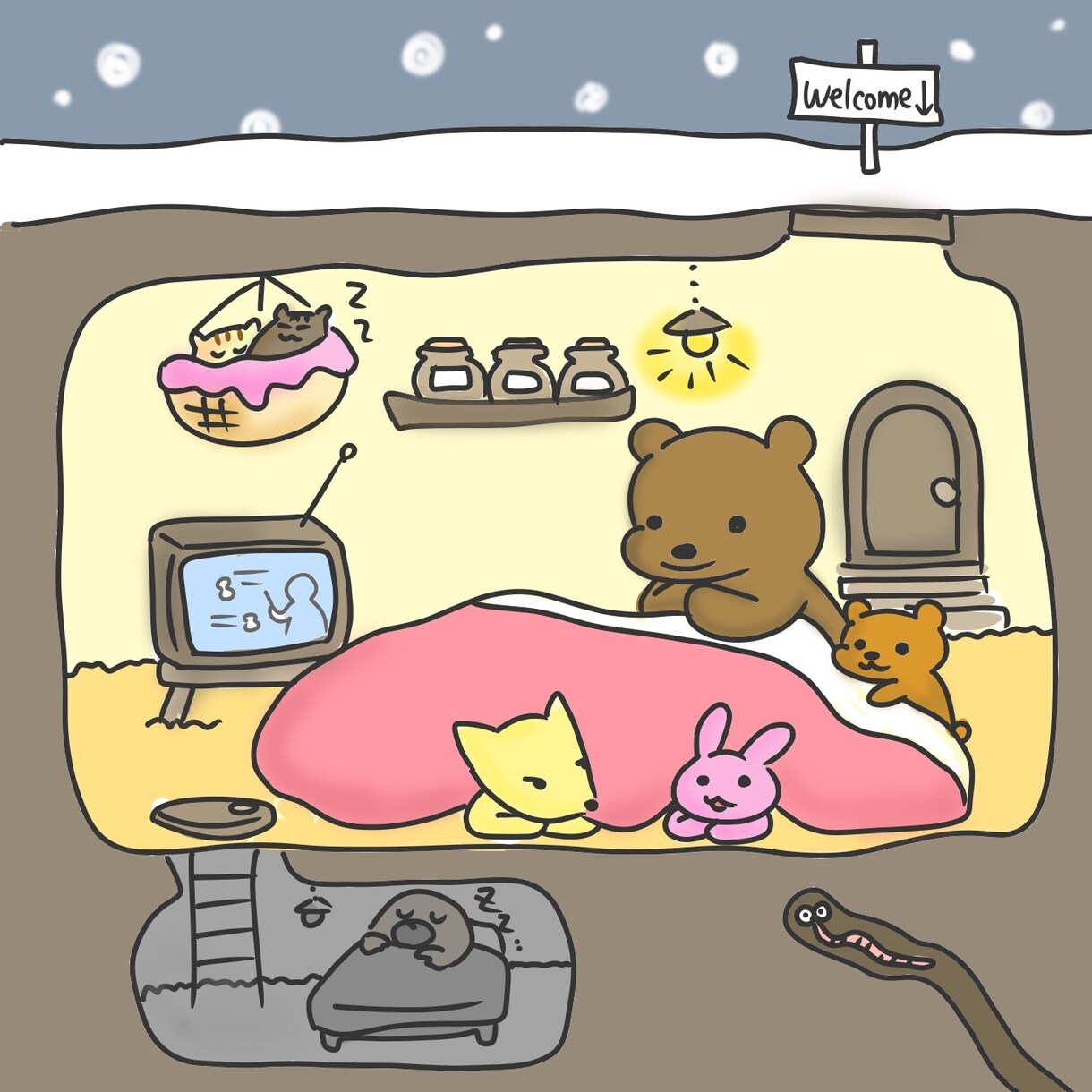 季節イラストやイベント用のイラストお描きします ちょっとしたお知らせなどに使えるイラスト！ イメージ2