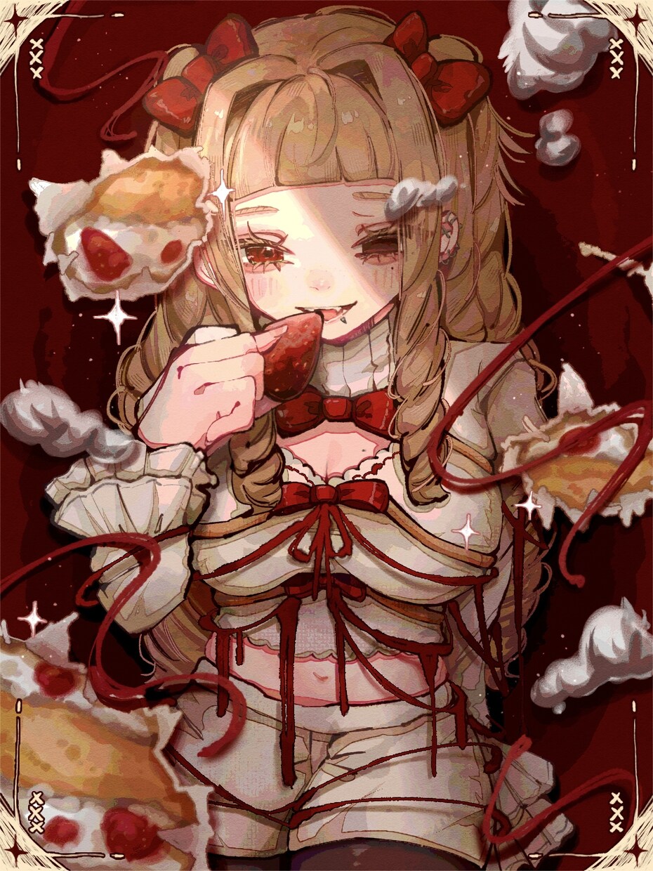 可愛くて暖かいイラストかきます 可愛くてキラキラしてる女の子のイラストを作成します♪ イメージ9