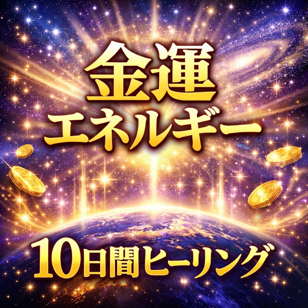 10日間、朝晩2回の金運ヒーリングをお届けします お金のことを考えると、不安になる方へ、前向きな一歩をサポート イメージ3