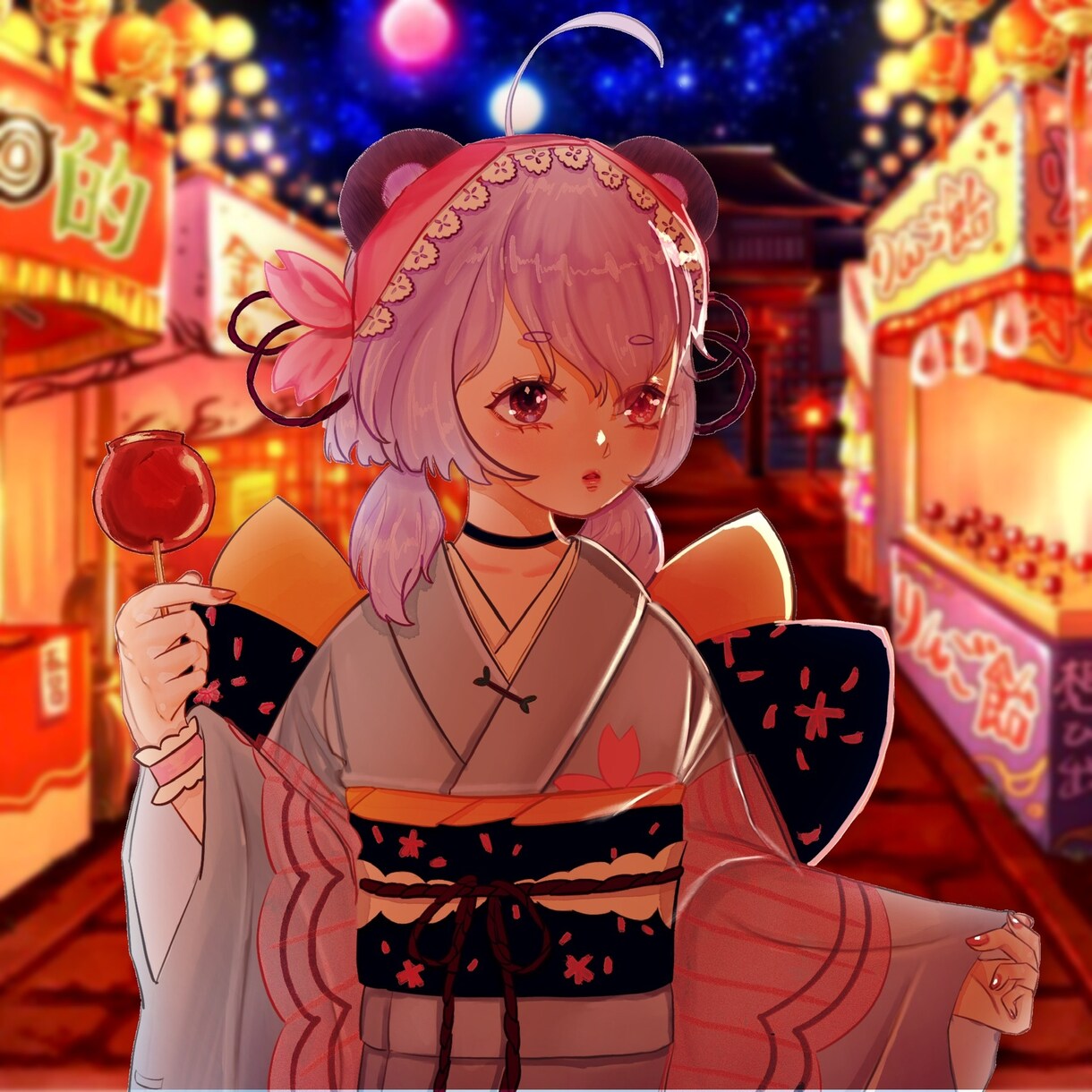SNSアイコン♩イラスト♩などの制作を承ります かわいい女の子の絵が得意ですお気軽にお問い合わせ下さい イメージ3