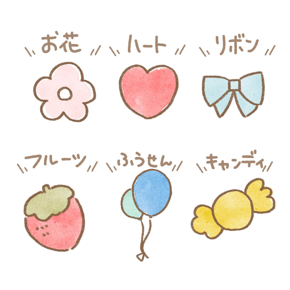 2パターンで1500円オリジナルアイコン描きます 簡単にモチーフが選べる！世界に一つのイラスト描きます！ イメージ3